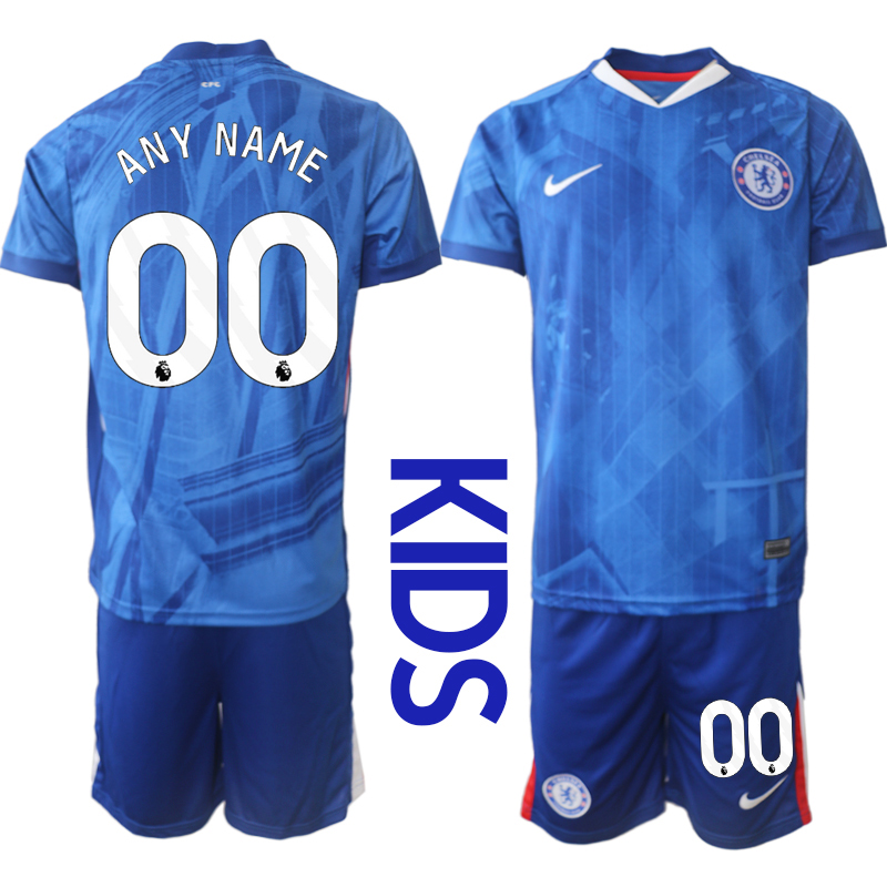 Youth 2025-2026 Club Chelsea FC home Blue customized Soccer Jersey